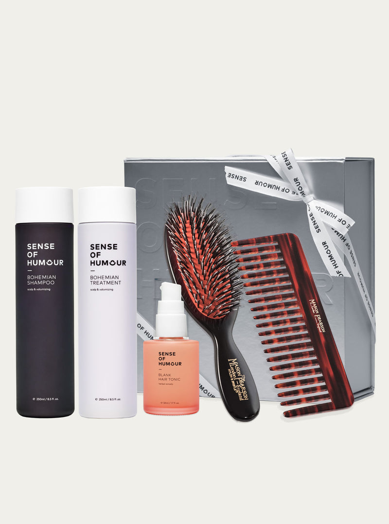 Gift Kit (Bohemian Shampoo & Bohemian Treatment & Blank Hair Tonic & Pocket Mix & Lake Comb)