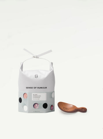 [Outlet] Unscented Moroccan Ghassoul Clay & Moroccan Ghassoul Clay Spoon